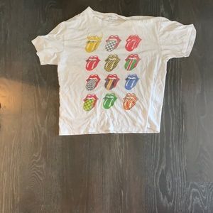 FREE PEOPLE- daydreamer Rolling Stones Tounge tee